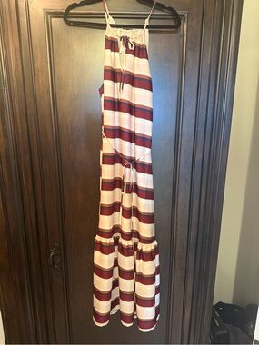 burgundy mesh maxi dress Louanne Slinky Long Sleeve Maxi Dress / Burgundy | MESHKI